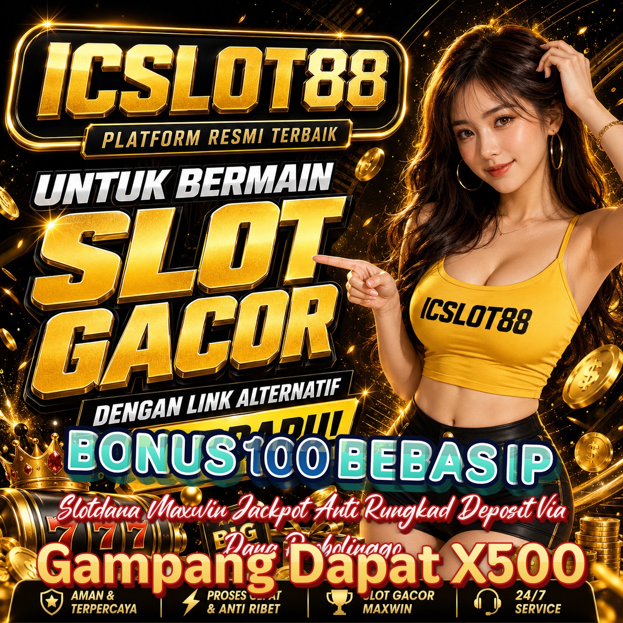 BONUS 100 BEBAS IP